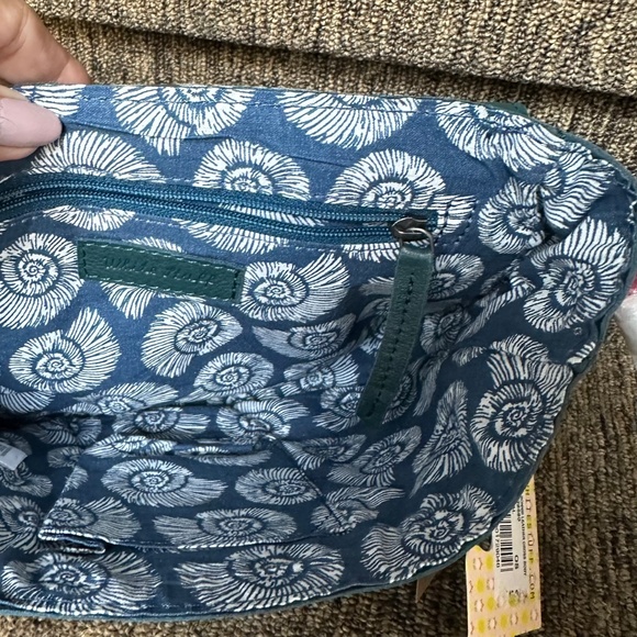 Beautiful White Stuff Leather Teal Crossbody Bag - New with Tags. - Picture 8 of 12